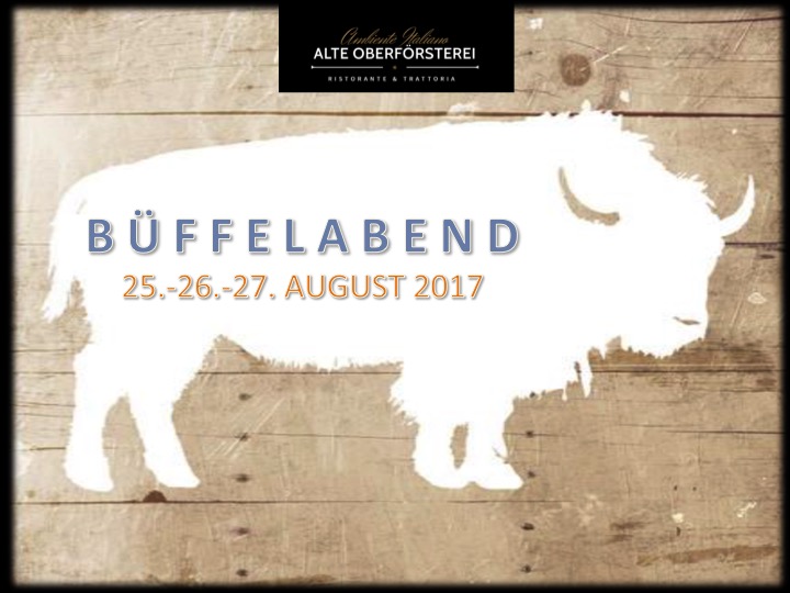 Büffel-Event 2017