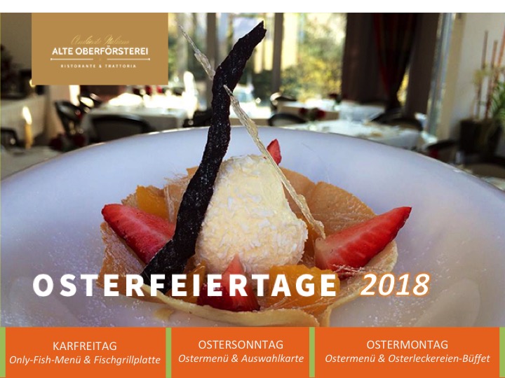 OSTERFEIERTAGE 2018